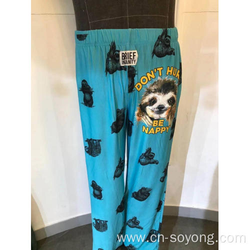 Men'S Lounge Pants Men's Positioning Printed Pajama Pants Supplier